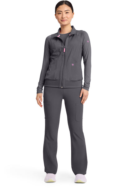 AMP MC500 Women's 4-Pocket Zip Front Vest Pewter
