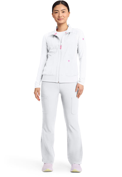 AMP MC500 Women's 4-Pocket Zip Front Vest White