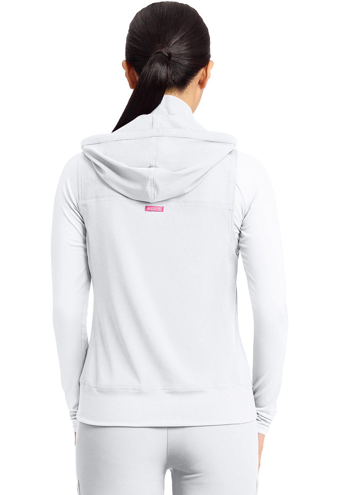 AMP MC500 Women's 4-Pocket Zip Front Vest White