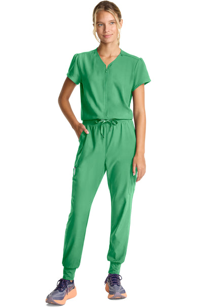 Insight MC510 Women's Zip Front Jumpsuit Mint Julep