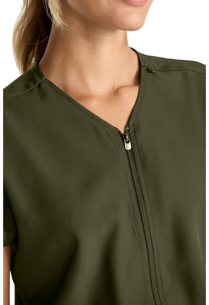 Insight MC510 Women's Zip Front Jumpsuit Olive Image