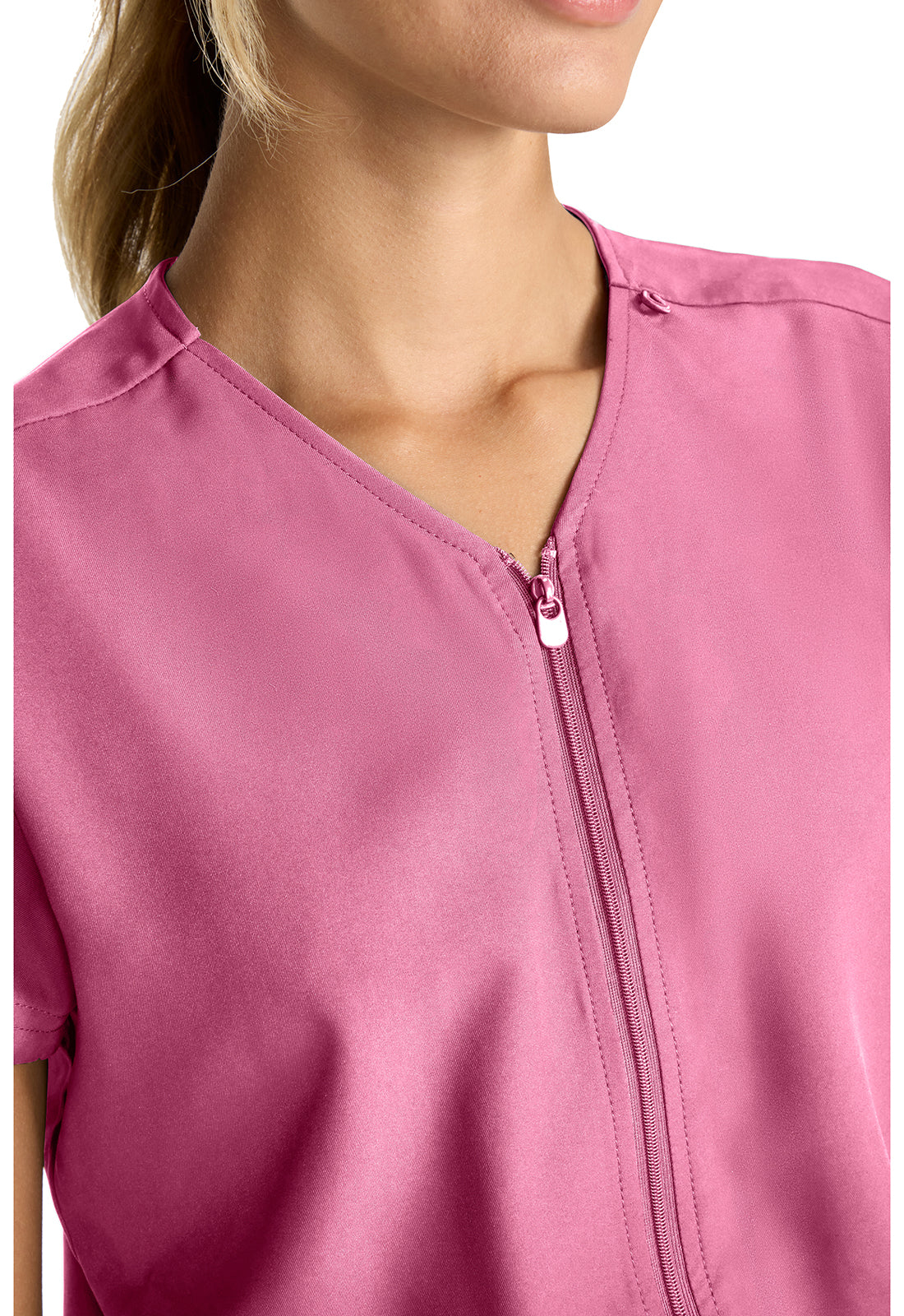 Insight MC510 Women's Zip Front Jumpsuit Taffy Pink