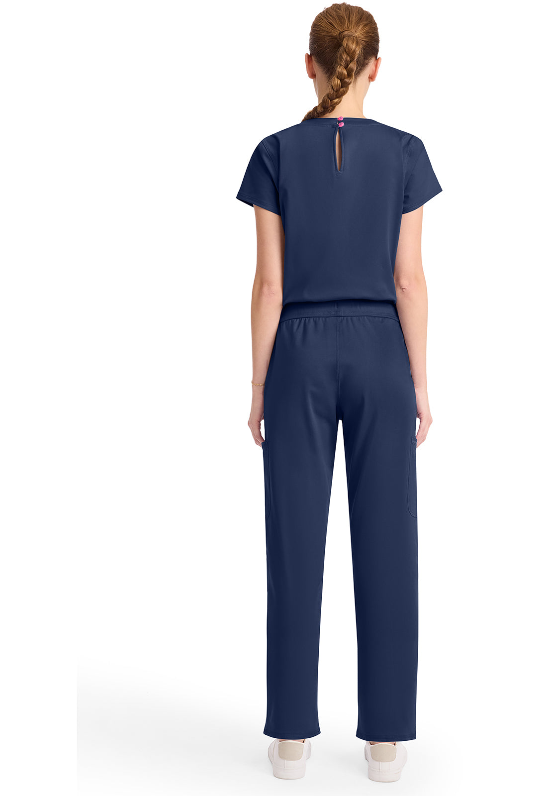 AMP Knit MC550 V-Neck Jumpsuit Navy