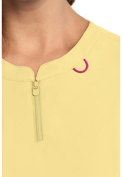 Insight MC609 Zip Front Henley Top Copa Banana