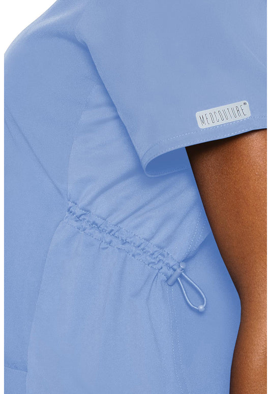 Touch MC628 Women's Maternity V-Neck Scrub Top Ciel