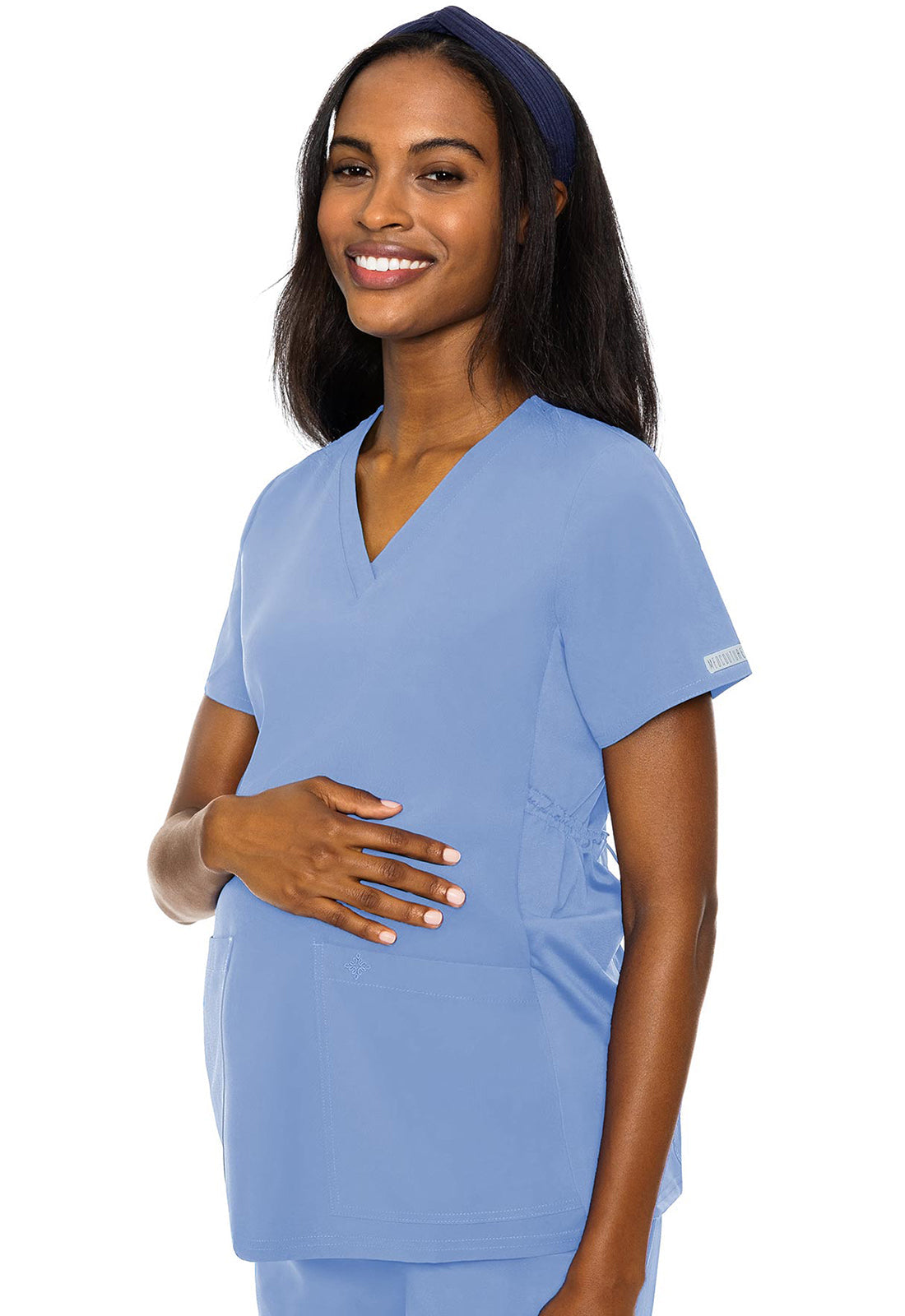 Touch MC628 Women's Maternity V-Neck Scrub Top image 1