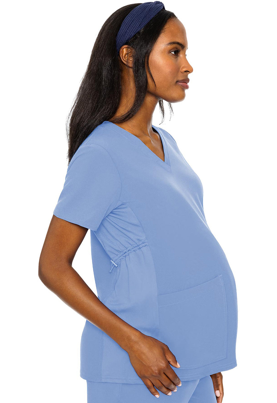 Touch MC628 Women's Maternity V-Neck Scrub Top image 3