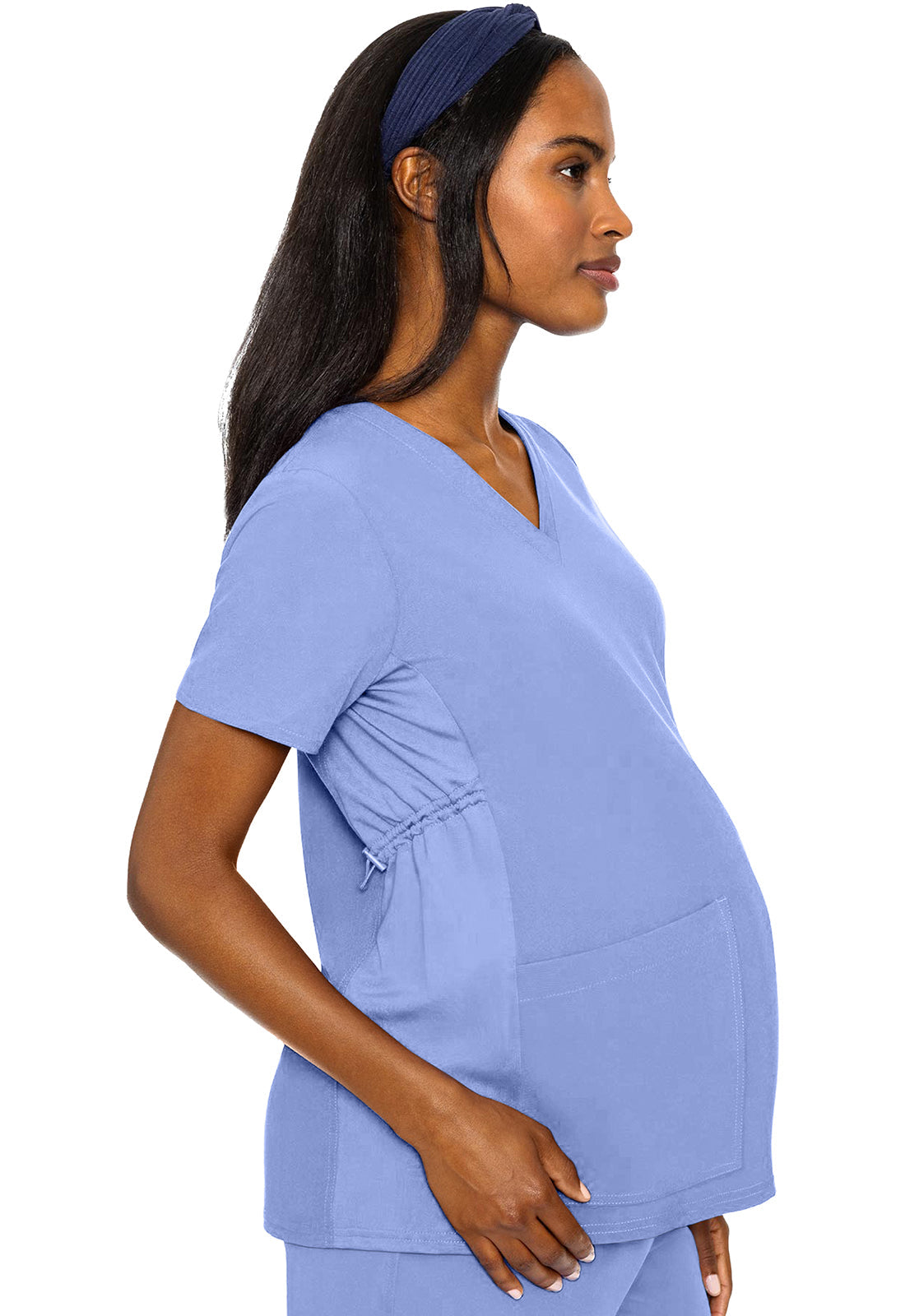 Touch MC628 Women's Maternity V-Neck Scrub Top image 5