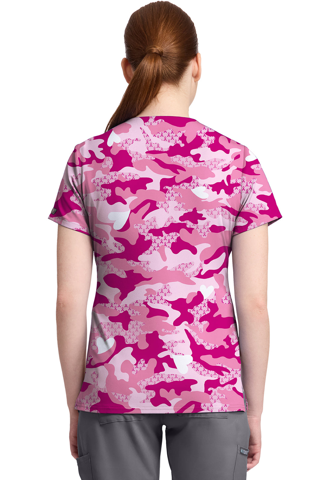 Prints MC632 Print V-Neck Top Fierce Fighter