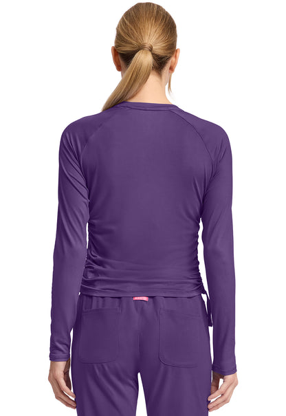 Layers MC700 Long Sleeve Ruched Underscrub Galactic Purple