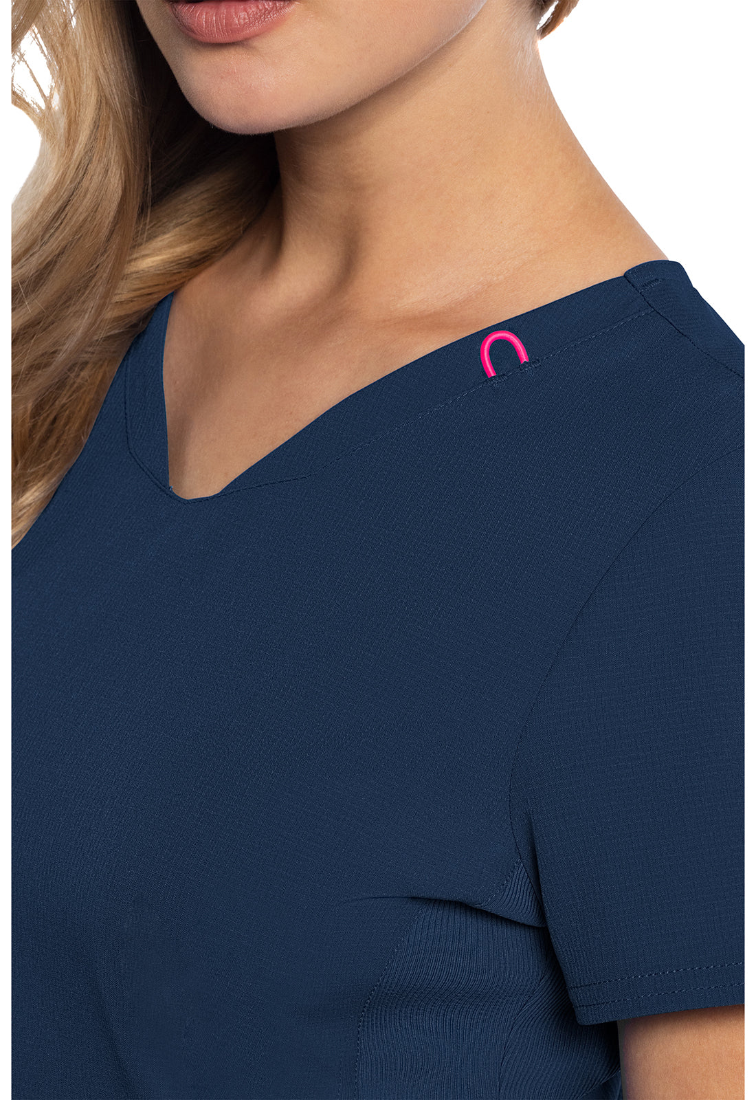 AMP MC702 V-Neck Top Navy