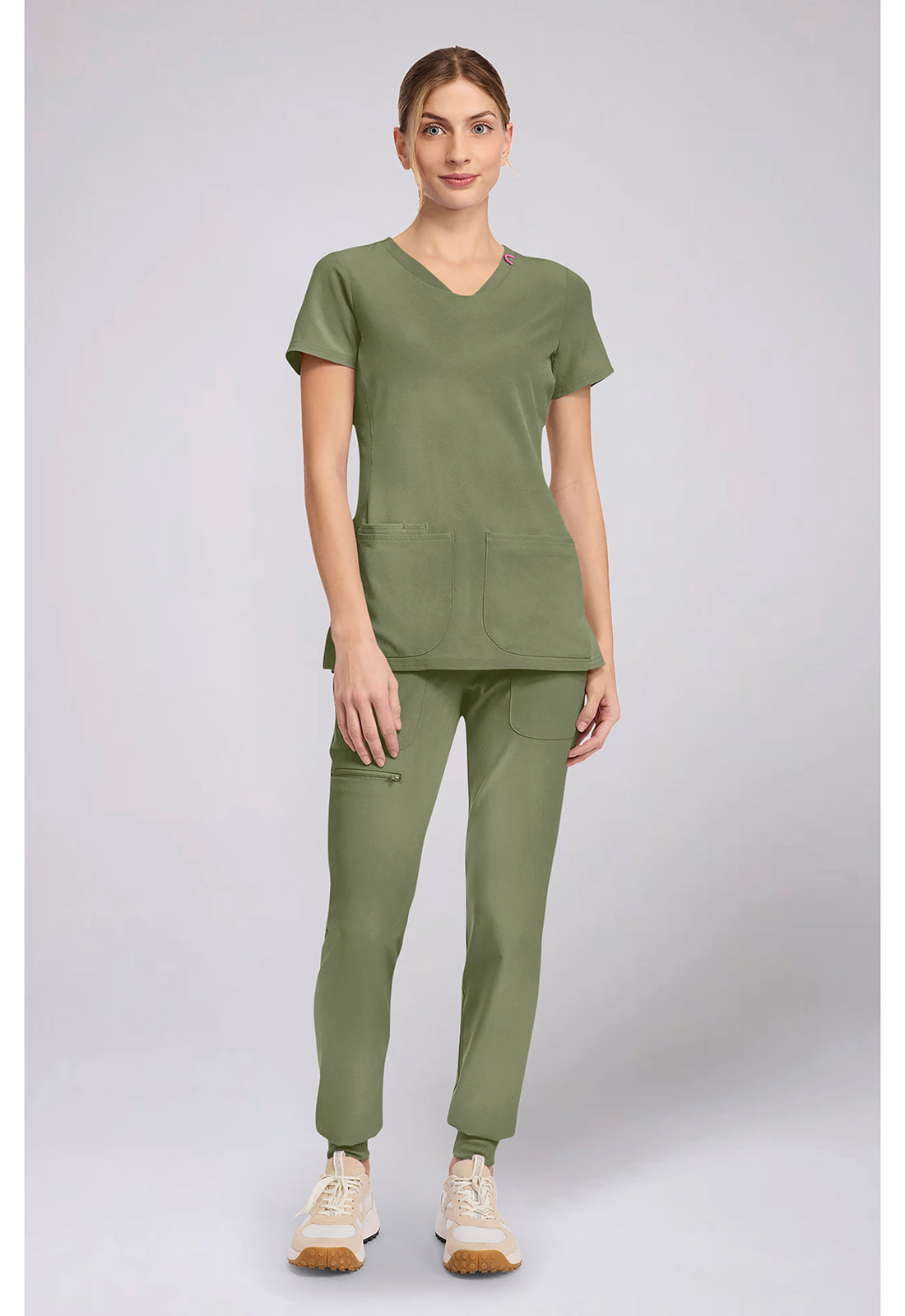 Amp MC702 Women's V-Neck Scrub Top image 2