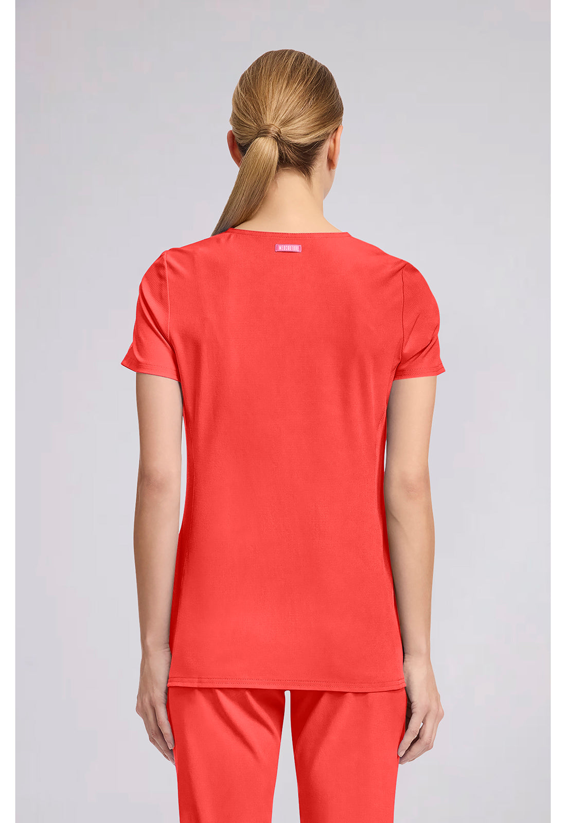 Amp MC702 Women's V-Neck Scrub Top One In A Melon