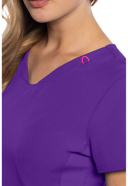 AMP MC702 V-Neck Top Purple Surge