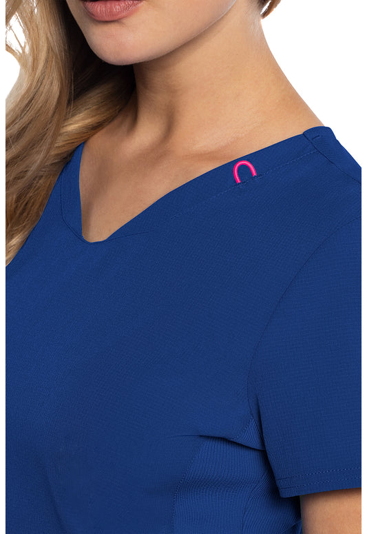 Amp MC702 Women's V-Neck Scrub Top Royal