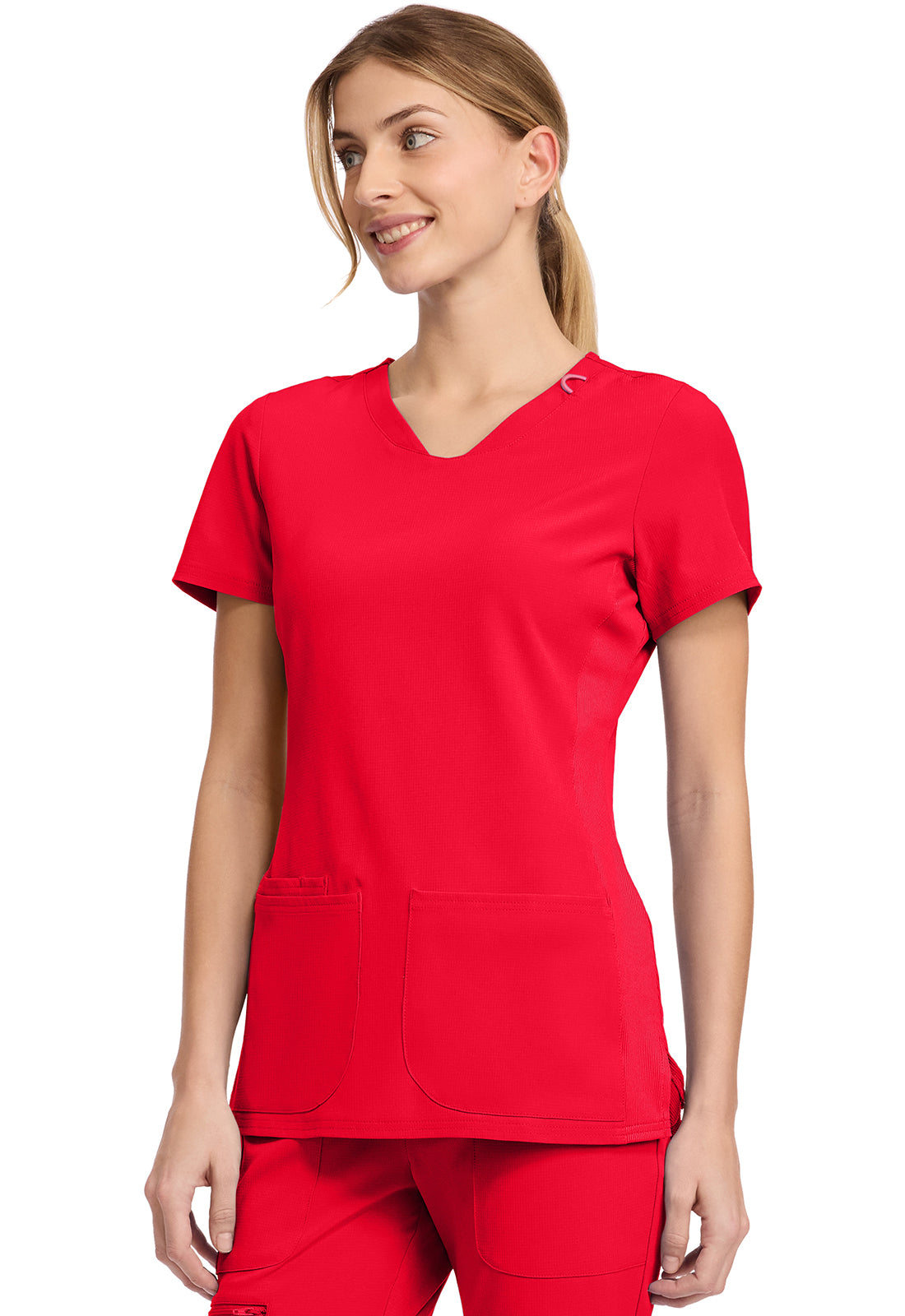 AMP MC702 V-Neck Top Solar Flare