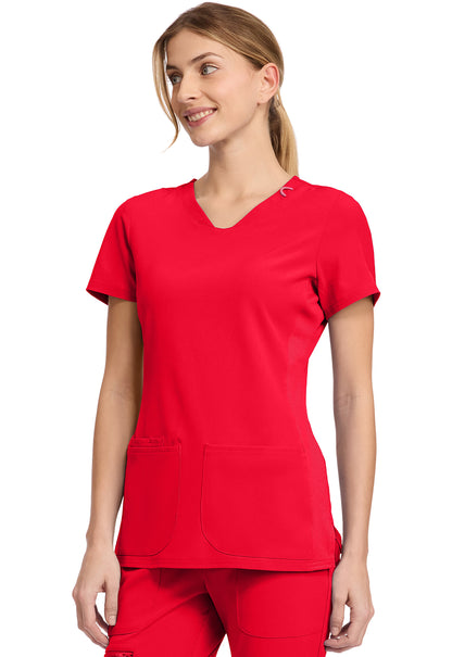 AMP MC702 V-Neck Top Solar Flare