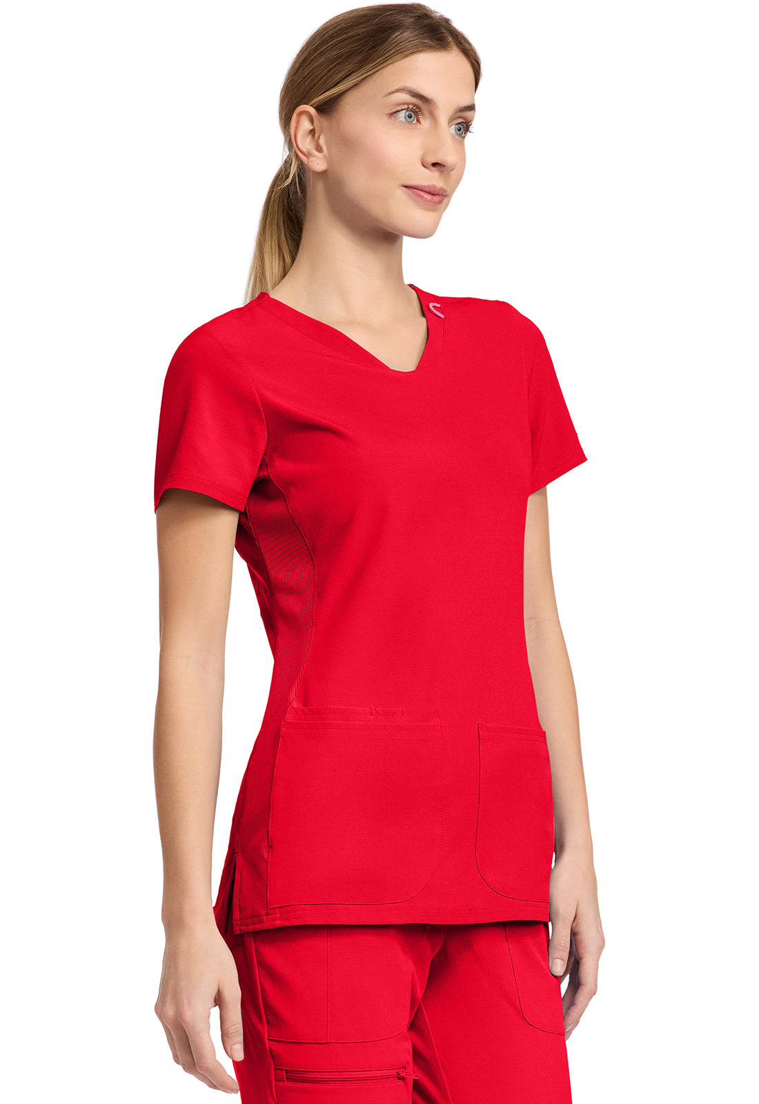 AMP MC702 V-Neck Top Solar Flare