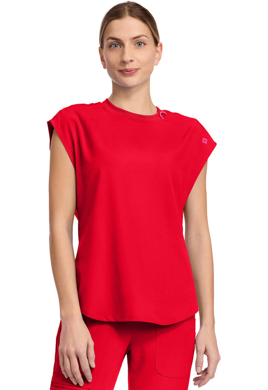 AMP MC703 Round Neck Tuckable Top Solar Flare