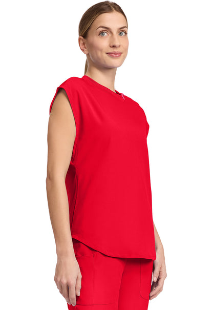 AMP MC703 Round Neck Tuckable Top Solar Flare