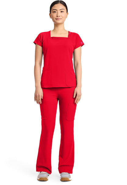 Amp MC704 Women's 3-Pocket Square Neck Scrub Top image 5