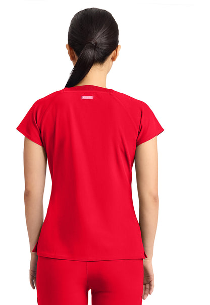 AMP MC704 Women's 3-Pocket Square Neck Top Solar Flare