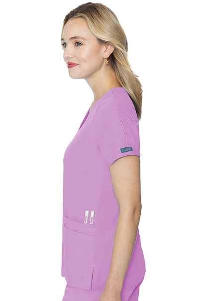 Touch MC7425 Raglan Sleeve Top Lilac Model Image Right Side | Med Couture