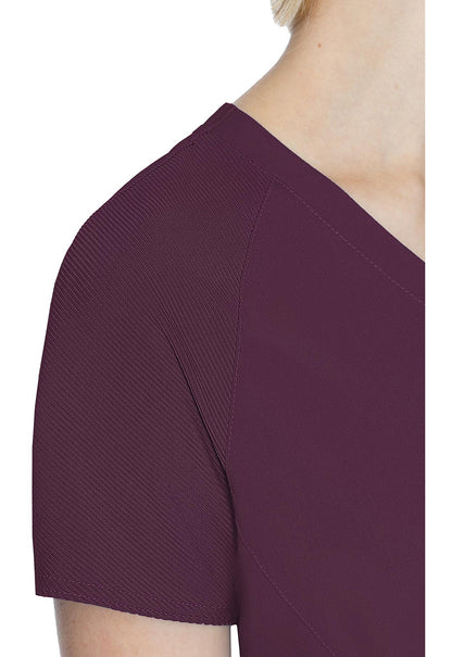 Touch MC7425 Raglan Sleeve Top Wine