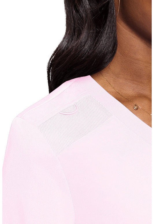 Touch MC7448 Women's V-Neck Tuck In Ice Pink