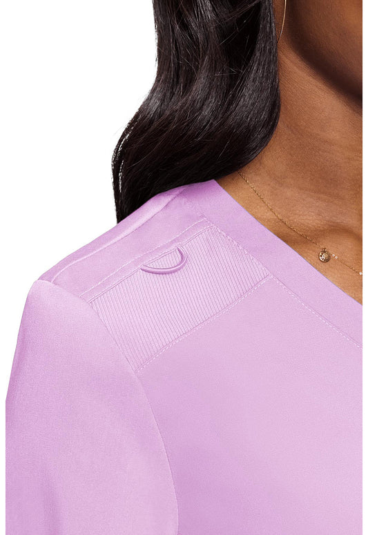 Touch MC7448 Women's V-Neck Tuck In Lilac