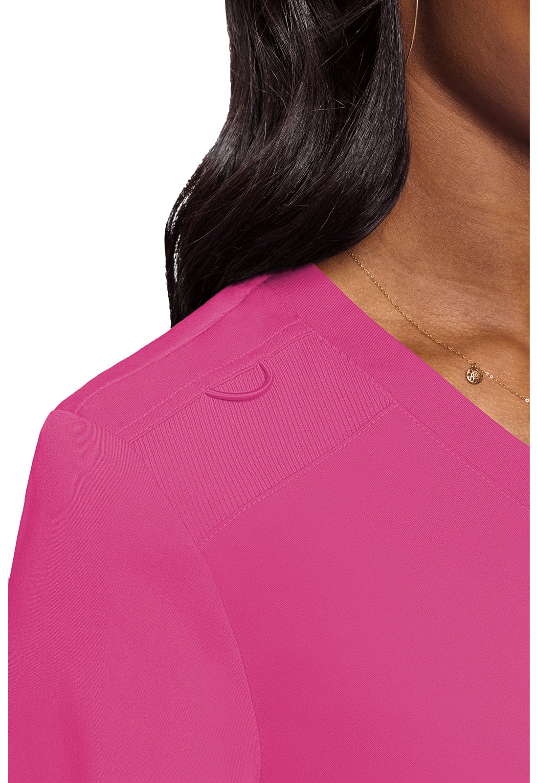 Touch MC7448 V-Neck Tuck In Raspberry Tart