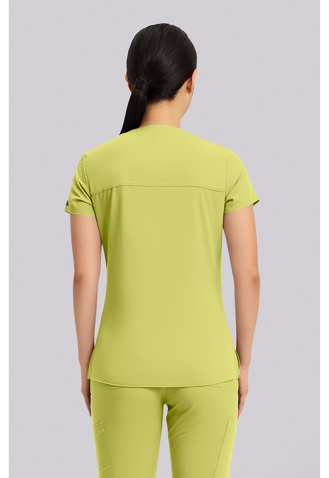 Touch MC7448 Women's V-Neck Tuck In Wasabi