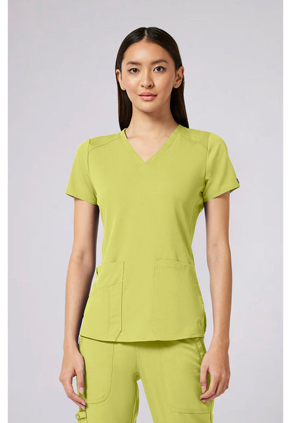 Touch MC7459 Women's V-Neck Shirttail Scrub Top image 1