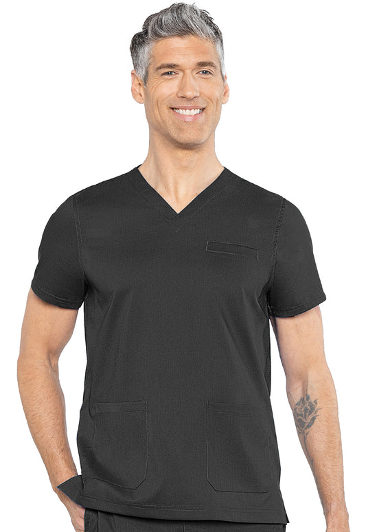 Touch MC7477 Wescott Three Pocket Top Black Model Image Front | Rothwear