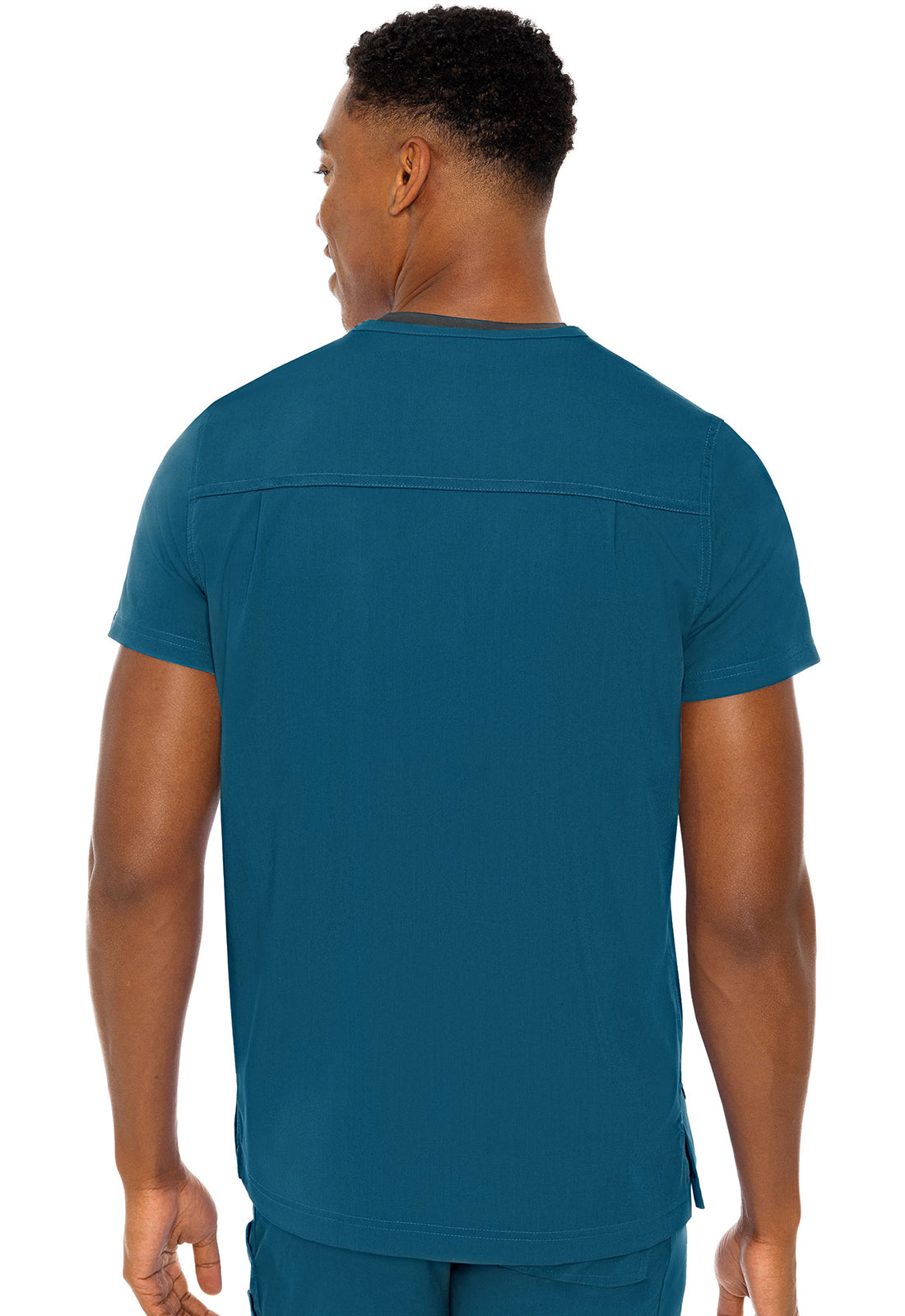 Touch MC7477 Wescott Three Pocket Top Caribbean Model Image Back | Rothwear