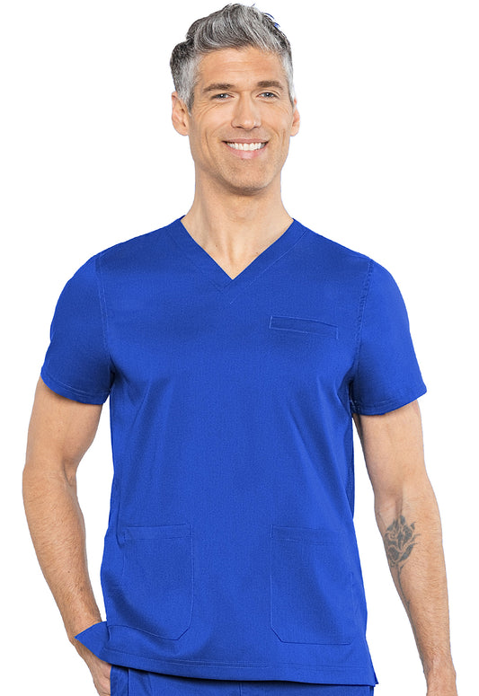 Touch MC7477 Wescott Three Pocket Top Royal Model Image Front | Rothwear