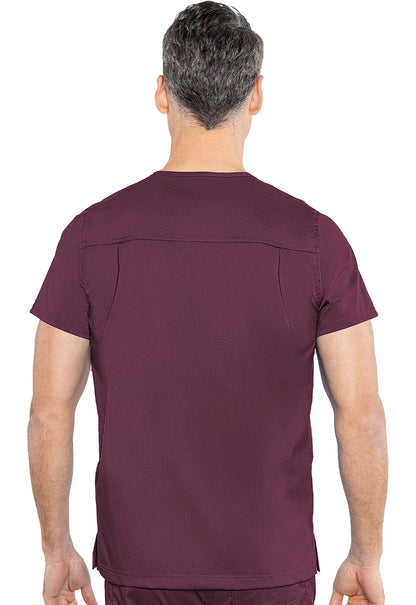 Touch MC7477 Wescott Three Pocket Top Wine Model Image Back | Rothwear