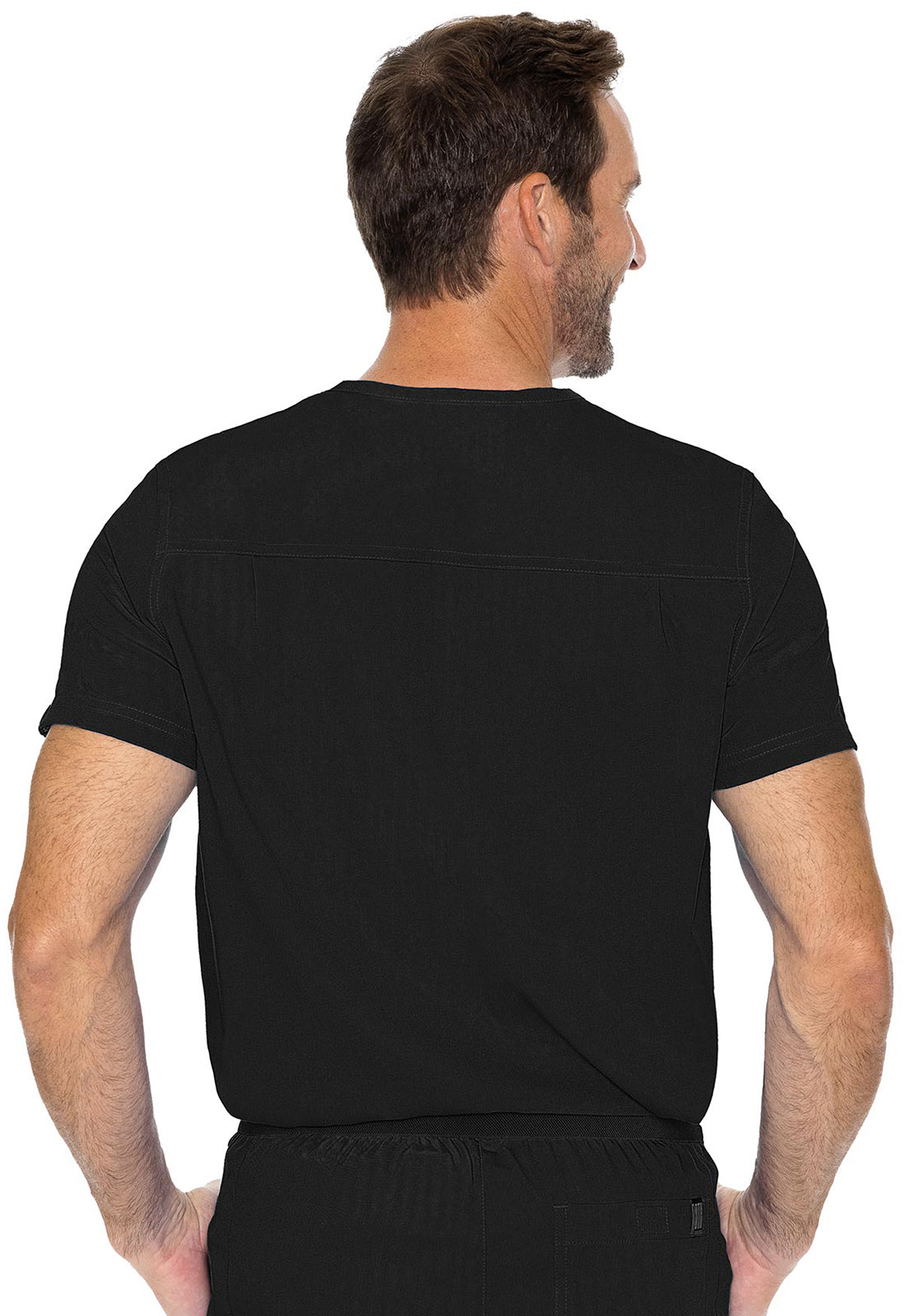 Touch MC7478 Cadence One Pocket Top Black Model Image Back | Rothwear