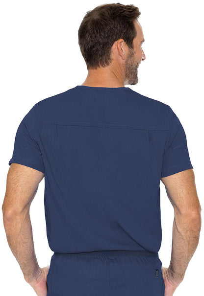 Touch MC7478 Cadence One Pocket Top Navy Model Image Back | Rothwear