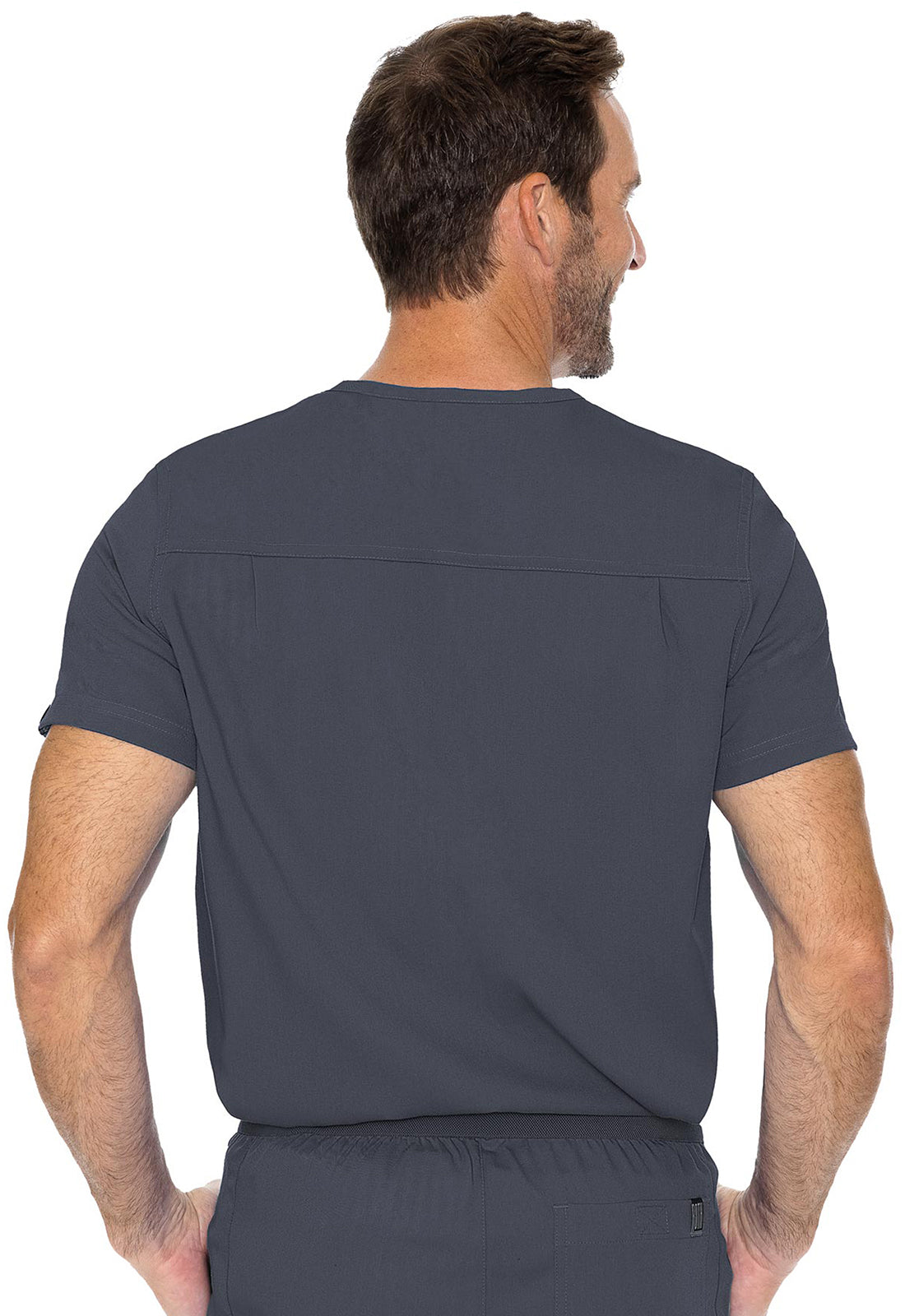 Touch MC7478 Cadence One Pocket Top Pewter Model Image Back | Rothwear