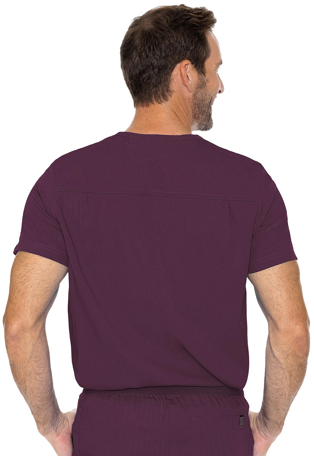 Touch MC7478 Cadence One Pocket Top Wine Model Image Back | Rothwear