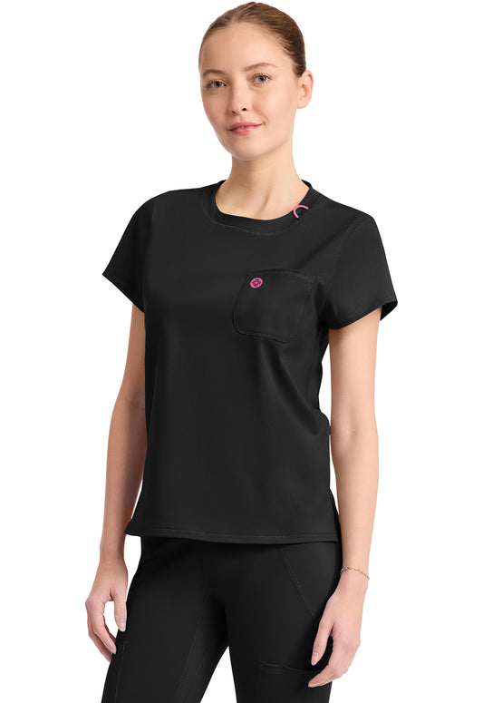 AMP Knit MC751 Crew Neck Tee Black