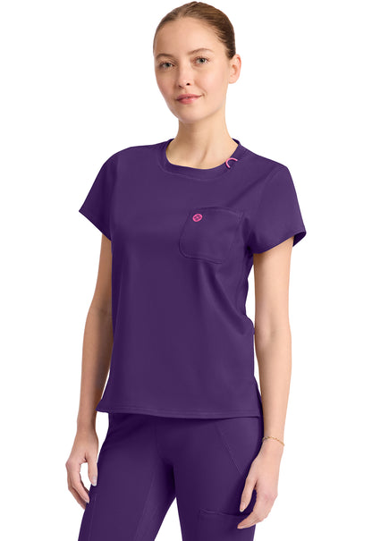 AMP Knit MC751 Crew Neck Tee Galactic Purple