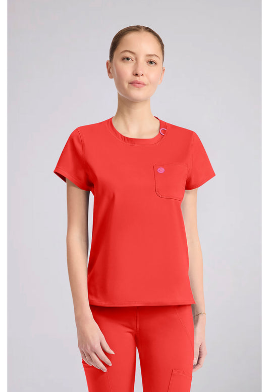Amp Knit MC751 Women's Crew Neck Tee One In A Melon