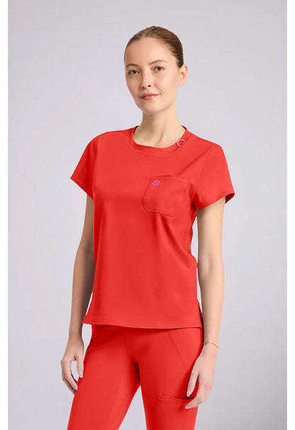 Amp Knit MC751 Women's Crew Neck Tee One In A Melon