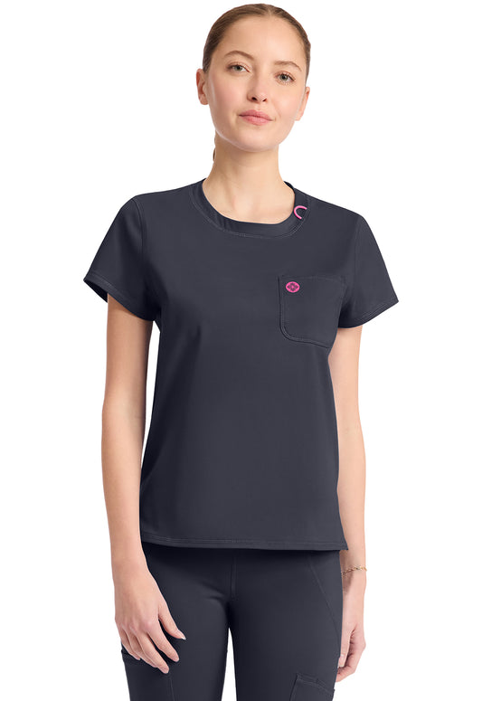 AMP Knit MC751 Crew Neck Tee Pewter