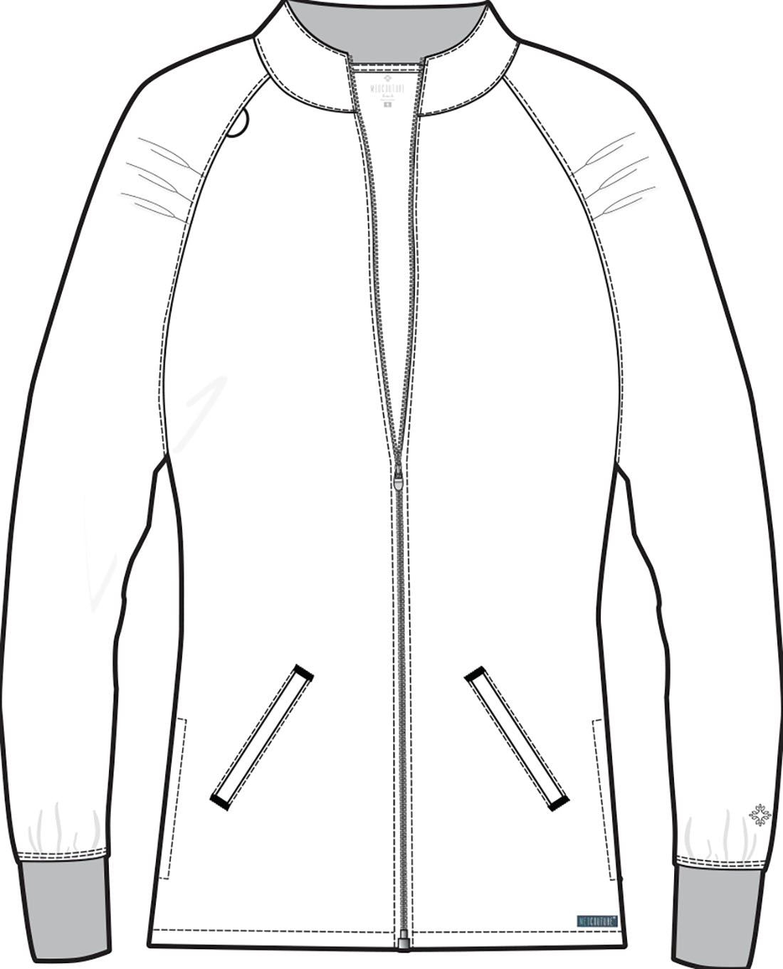 Touch MC7660 Women's Raglan Warmup Black