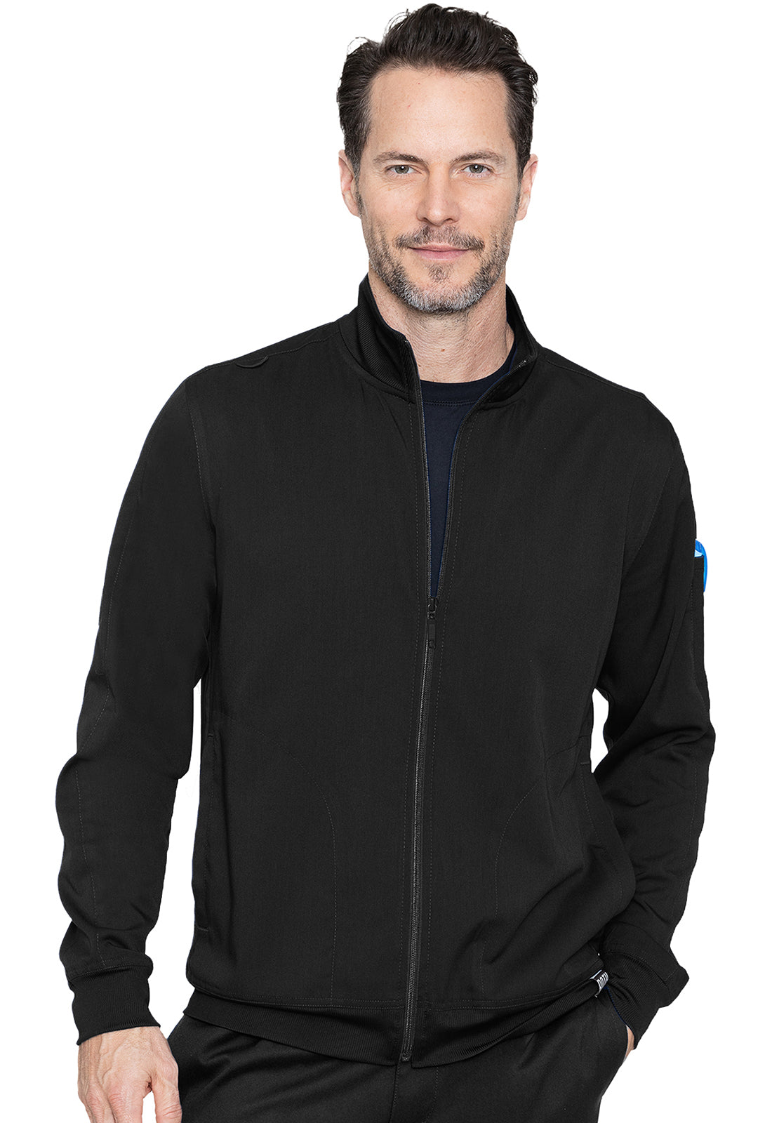 Touch MC7678 Men'S Warm-Up Black Model Image Front | Rothwear