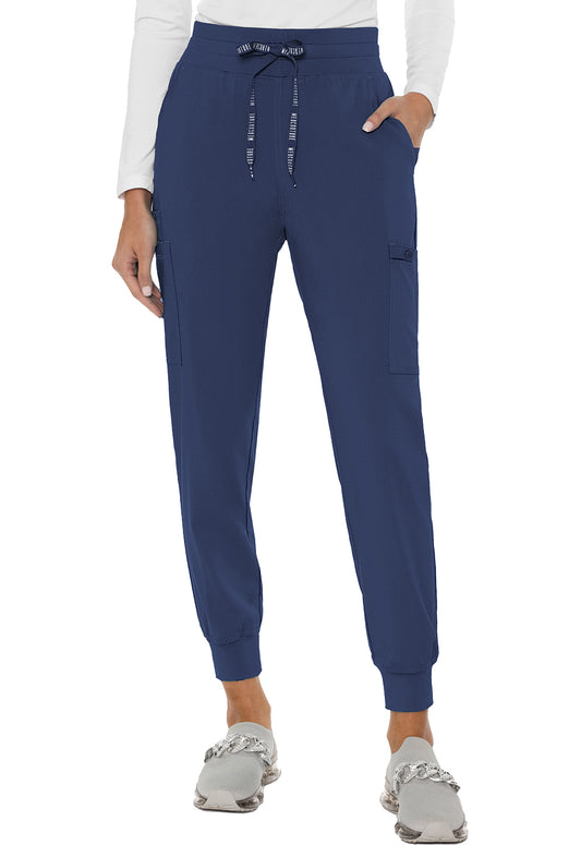 Touch MC7705 Double Cargo Jogger Navy Model Image Front | Med Couture