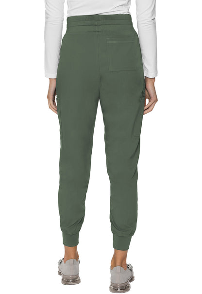 Touch MC7705 Double Cargo Jogger Olive Model Image Back | Med Couture